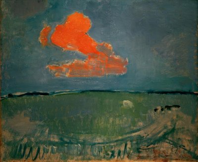 The Red Cloud by Piet Mondrian
